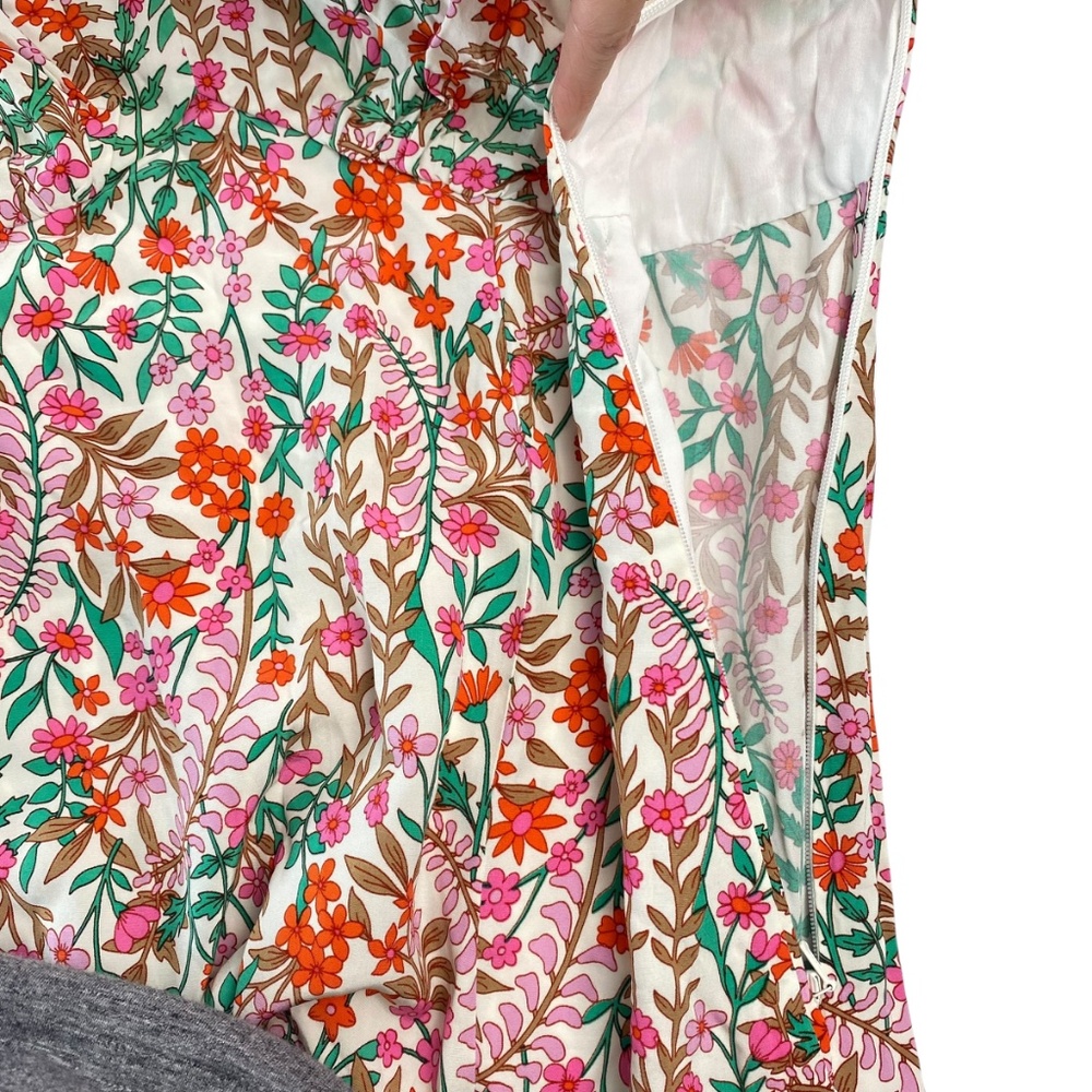 BODEN Rosie Godet Tea Dress in Foliage Bud Size 4- NWT - Picture 7 of 15
